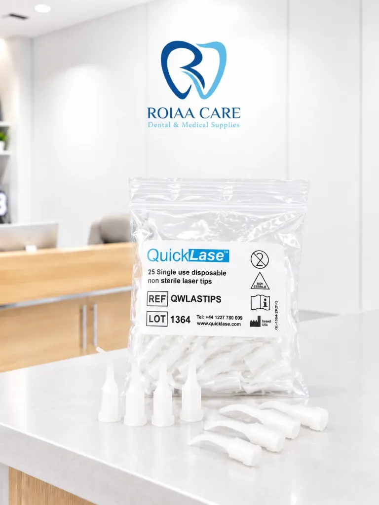 Disposable quick laser White Tips 25pcs