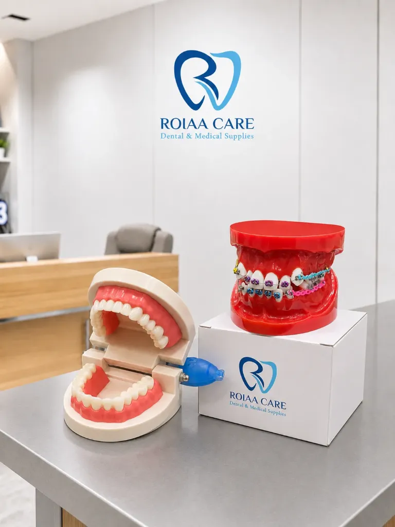 Study Cast with tooth brush